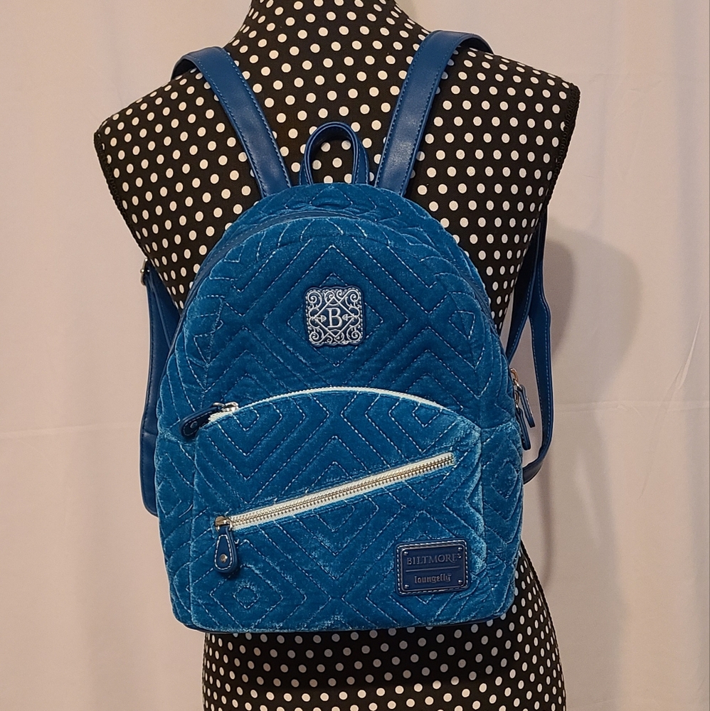 Loungefly Biltmore Blue Backpack - image 1